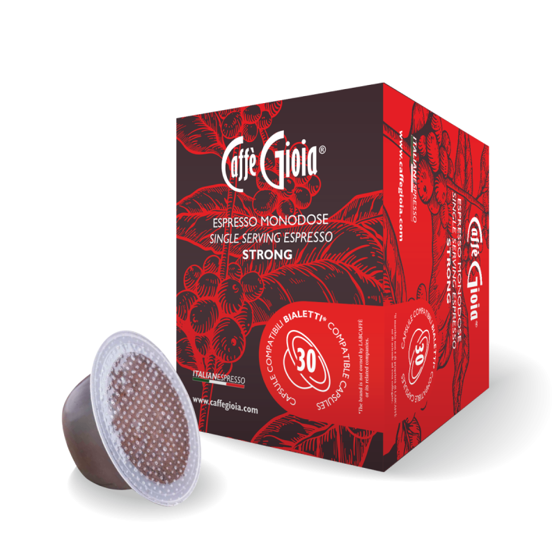 30 CAPSULE COMPATIBILI BIALETTI* MISCELA STRONG 30 CAPSULE COMPATIBILI BIALETTI* MISCELA STRONG
